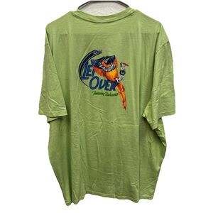 Tommy Bahama Lei Over T Shirt Men Green Logo Graphic Short Sleeve XXXL Cotton